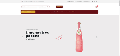 Online shop for food store - E-commerce