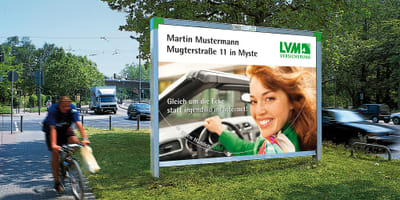 Produktkampagnen LVM Versicherung - Webseitengestaltung