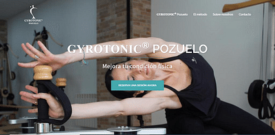 Web corporativa Gyrotonic Pozuelo - Creación de Sitios Web