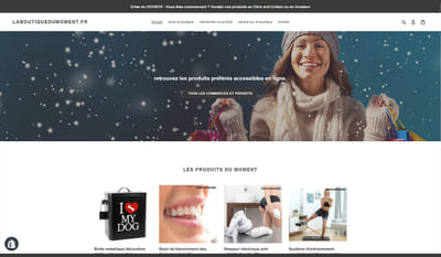 boutique e-commerce laboutiquedumoment.fr - Digitale Strategie