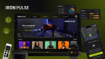 Iron Pulse Fitness – Native Apple TV Workout App - Développement de Logiciel