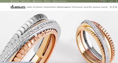 Damas - 66% Growth in Non-Branded Organic Traffic - Référencement naturel
