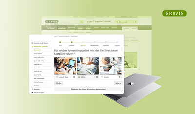 Gravis - eCommerce Support - Webseitengestaltung
