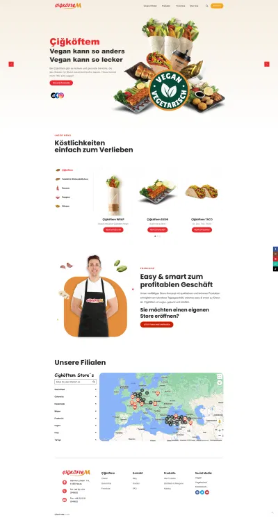 Online Marketing und Webseite für "Cigköftem" - Fotografie
