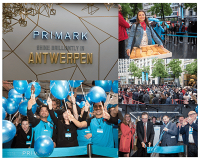 Opening Primark Antwerpen - Redes Sociales