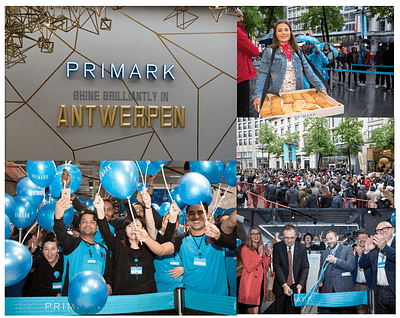 Opening Primark Antwerpen - Social media