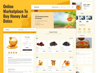 Khurak Foods: Organic Honey And Dates - E-commerce