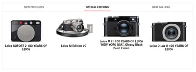 Leica Camera USA — Brand & E-Commerce Website - E-Commerce