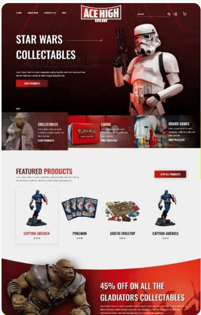 Ace High - Web Design - Website Creation
