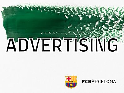 FC Barcelona Camp - Werbung
