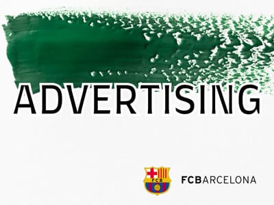 Campaña publicitaria para el FC Barcelona Camp - Publicité