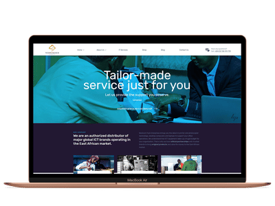 Computer Supply Website - Réseaux sociaux