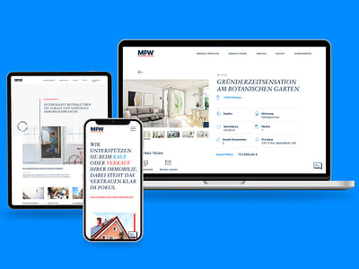 Neuer Webauftritt für MPW Immobilien - Branding & Positioning