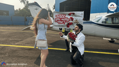 Plane Ride in Mumbai | Accretion Aviation - Event