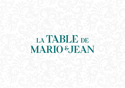 La Table de Mario & Jean - Design & graphisme