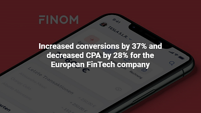 Increased conversions by 37% for FinTech - Pubblicità online
