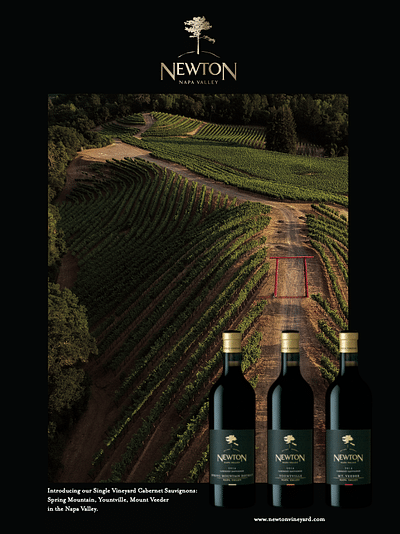 NEWTON - Vineyards - Branding & Positionering