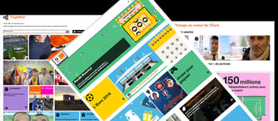 site web évènementiel euro2016 pour Orange - Digitale Strategie
