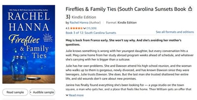 Fireflies & Family Ties Style Campaign — Women’s Fiction - Marketing