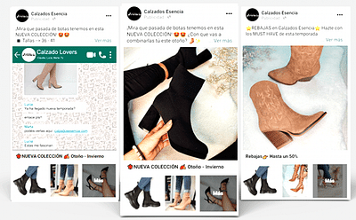 E-commerce Calzados Esencia - Social Media