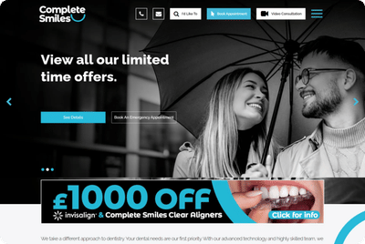 Complete Smiles - Website Creation