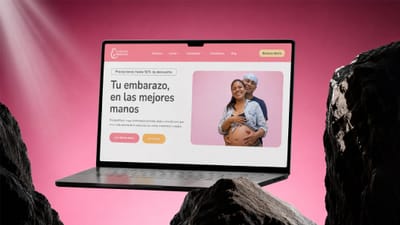 Diseño web escuela para embarazadas - Creación de Sitios Web