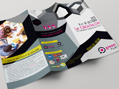 Dépliant tryptique - Design & graphisme
