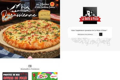 La Boîte à Pizza - Publicité