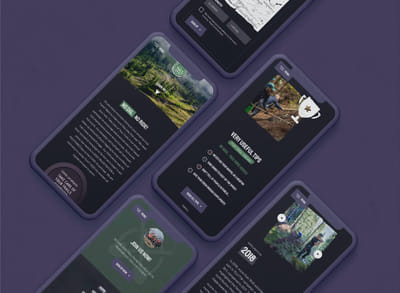 Website voor Take Care of Your Trails - Website Creatie