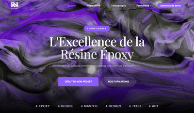 Site Web / RN Resine - Webseitengestaltung