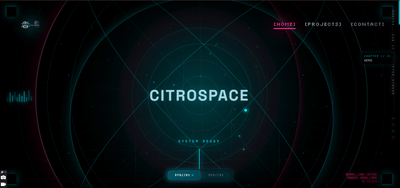 Our Portfolio Website (CitroSpace - SYS 1) - Création de site internet