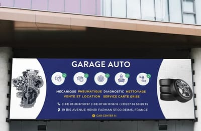 Création de identité visuelle CAR CENTER 51 France - Design & graphisme