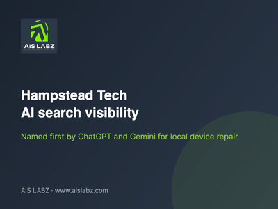 Hampstead Tech: named first by ChatGPT and Gemini - SEO
