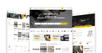 High-Conversion E-Commerce Website for Automotive Parts Retail - Creación de Sitios Web