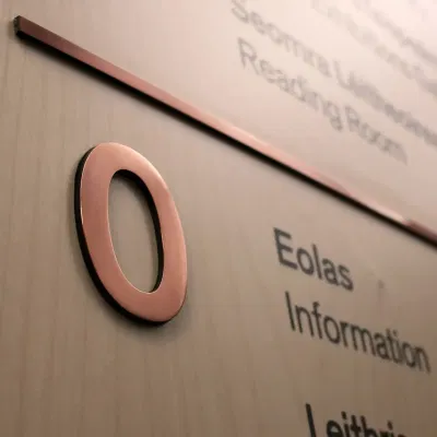Chester Beatty wayfinding - Graphic Identity