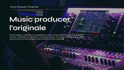 Rebranding  - Music Producer - Stratégie digitale