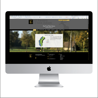 Site internet Golf de l'Isle Adam - Création de site internet