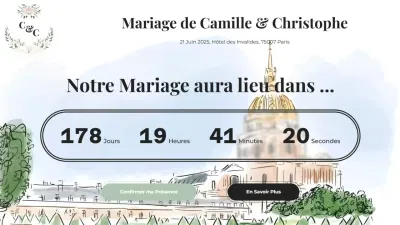 Mariage de Camille & Christophe - Grafikdesign