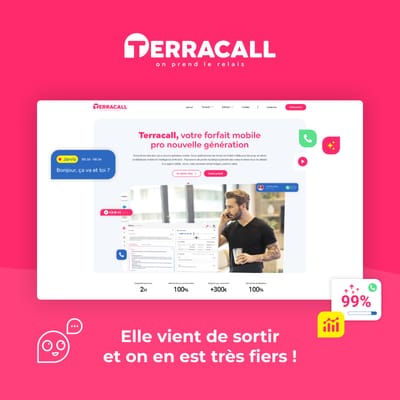 Conception et développement du site web - Terracall - Application web