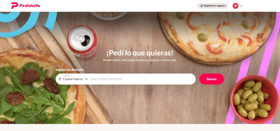 pedidos ya - E-commerce