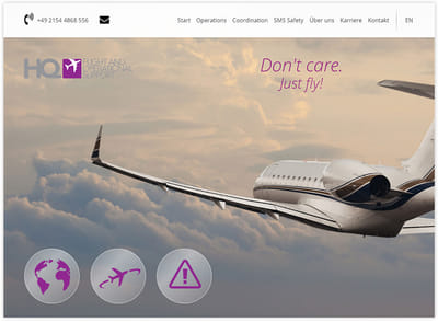 Projekt / Business Aviation - Webanwendung