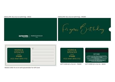M&S Symeonides Gift Card in-store & online - Publicité