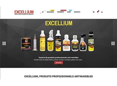 Création de site e-commerce Excellium - Création de site internet