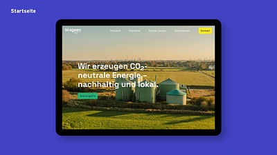 Corporate Design und Website für biogeen - Branding & Positioning