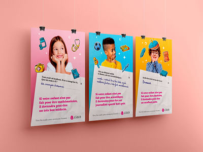 Campagne back to school pour CIACO - Ontwerp