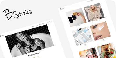B.Stories : site internet, contenu, RGPD - Création de site internet