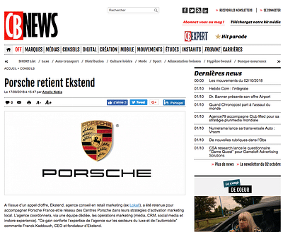 Stratégie marketing des Centres Porsche en FR - Planification médias