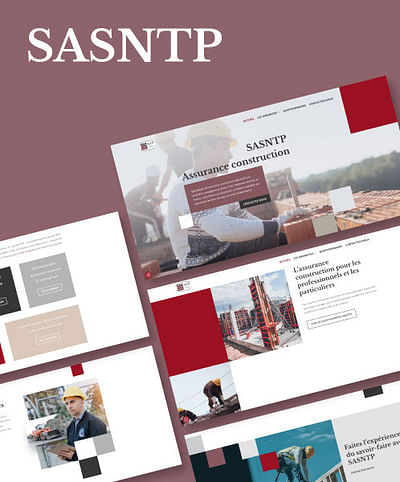 Site web SASNTP - Website Creatie