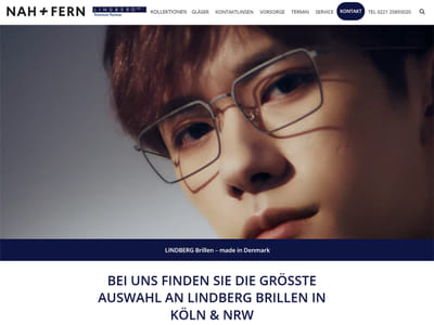 Nah+Fern Optik (Webdesign & SEO) - Webseitengestaltung