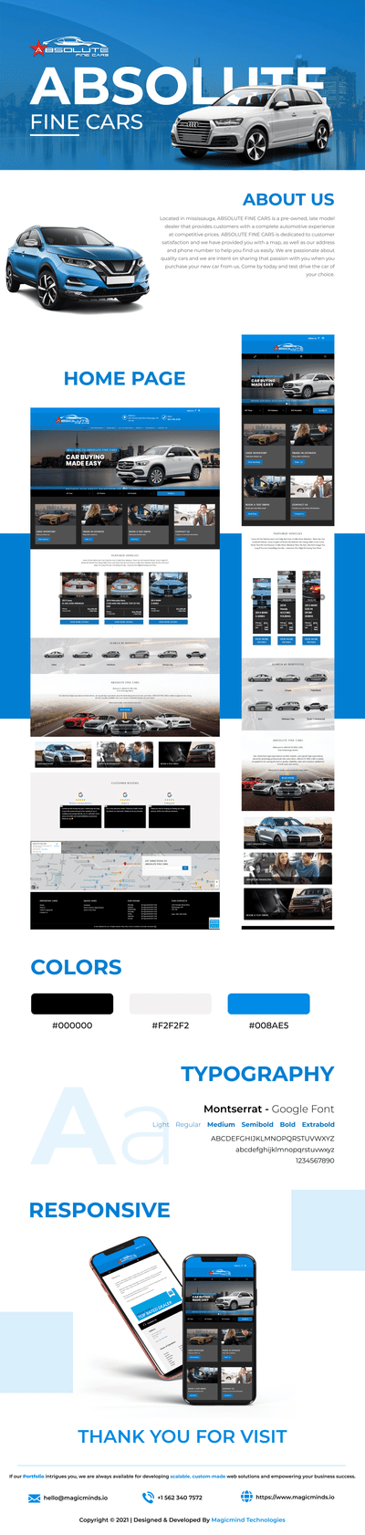 ABSOLUTE FINE CARS - Webseitengestaltung